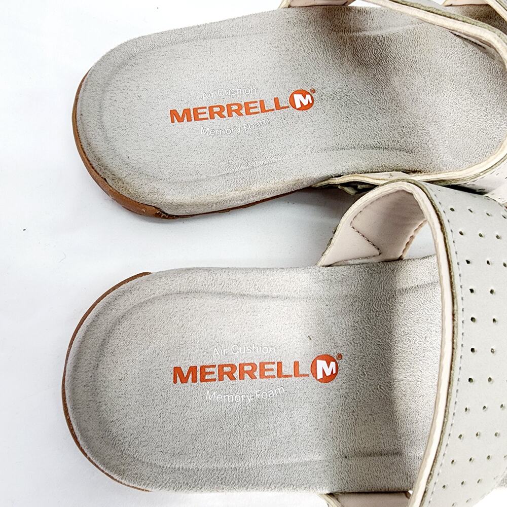 Merrell Gray Memory Foam Slip On Double Strap Wom… - image 4